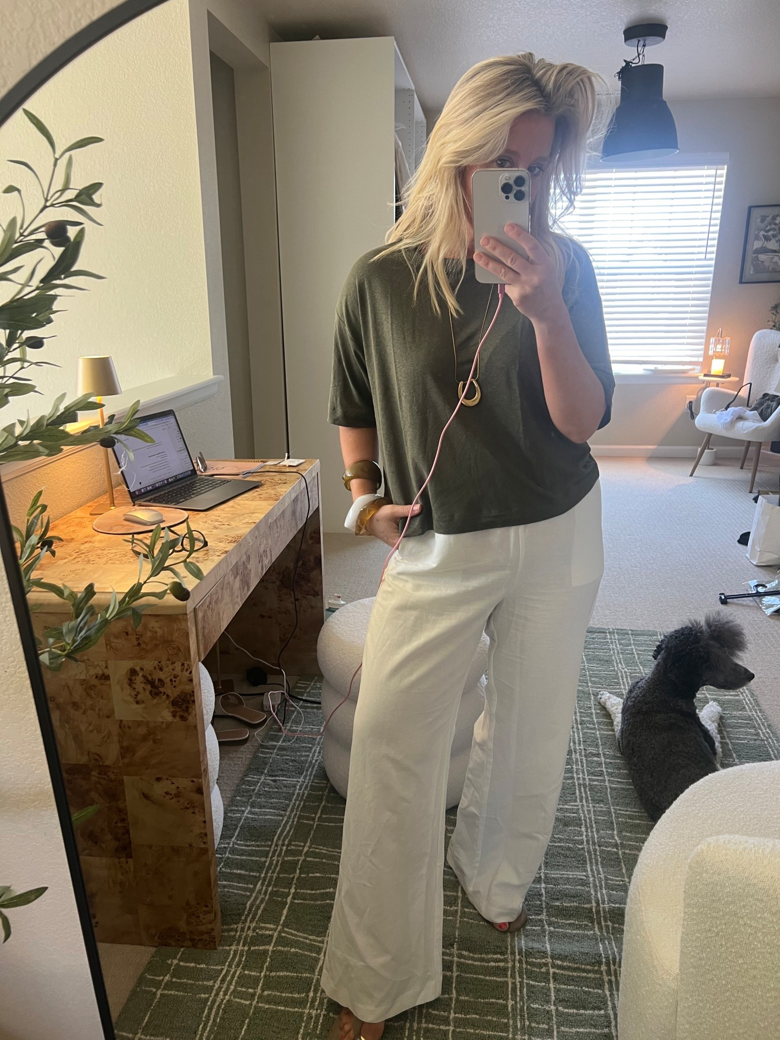  ✨Tap the bell and ❤️ for over 40 fashion, midlife style, midsize fashion and luxury looks for less. 

LOFT Haul Khaki green.  Where to wear :) 

⬇️Sizing information:
Medium top (size down)
Large pants (size down if in between sizes)

1. Wine Tasting or Outdoor Lunch
Lean into natural textures—add tan leather slides, gold hoops, and a raffia bag. The monochrome green palette looks earthy and elegant, perfect for sipping al fresco.

2. Art Walk or Craft Fair
Keep it artsy and comfortable with espadrilles or fashion sneakers, a crossbody bag, and oversized sunglasses. The lightweight linen and crochet combo keeps you cool and stylish while browsing.

3. Casual Dinner Date or Girls' Night
Dress it up slightly with heeled mules, a layered necklace, and a clutch. A soft camisole under the crochet sweater adds polish without losing the relaxed vibe.

👑"Helping you look good, feel good!" - Lindsey Denver

Over 40 mom, over 50, midlife, midsize fashion, size 10, size 12, size 8, ootd, perimenopause, gen X, body confidence, over 45, outfit inspiration, mom outfit 

Follow my LTK @Over40andmidlife on the @shop.LTK app to view this post and get my exclusive app-only content!

#liketkit 
@shop.ltk
https://liketk.it/5dlMz

Follow my LTK @Over40andmidlife on the @shop.LTK app to view this post and get my exclusive app-only content!

#liketkit #LTKOver40 #LTKFindsUnder50 #LTKMidsize
@shop.ltk
https://liketk.it/5dmg3