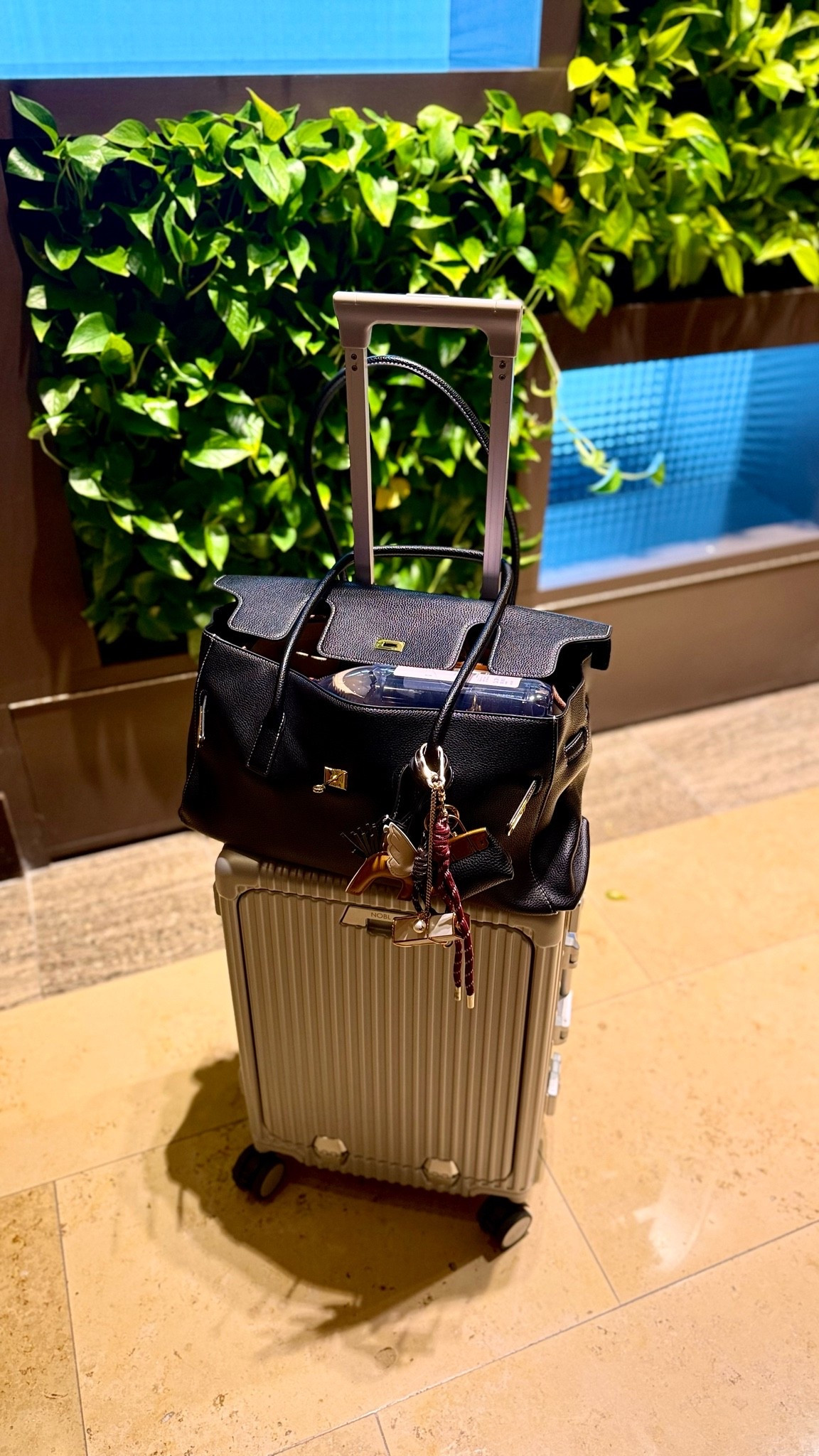 My travel duo for Boston: the JW PEI Large Yara handbag and my NOBL carry-on suitcase.

The Yara is the perfect personal-item size because it fits neatly under the airplane seat while still holding everything I want within reach. I added my Chanel perfume purse charm for a little extra personality.

Polished, practical, and carry-on approved.

#JWPEI #NOBLTravel #CarryOnEssentials #AirportStyle #TravelAccessories