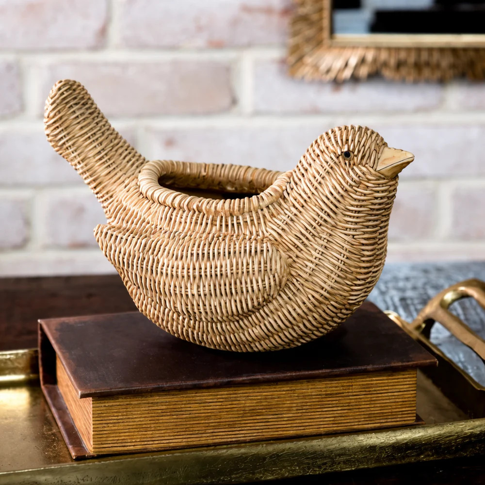 Weave Bird Planter | River Chic Designs