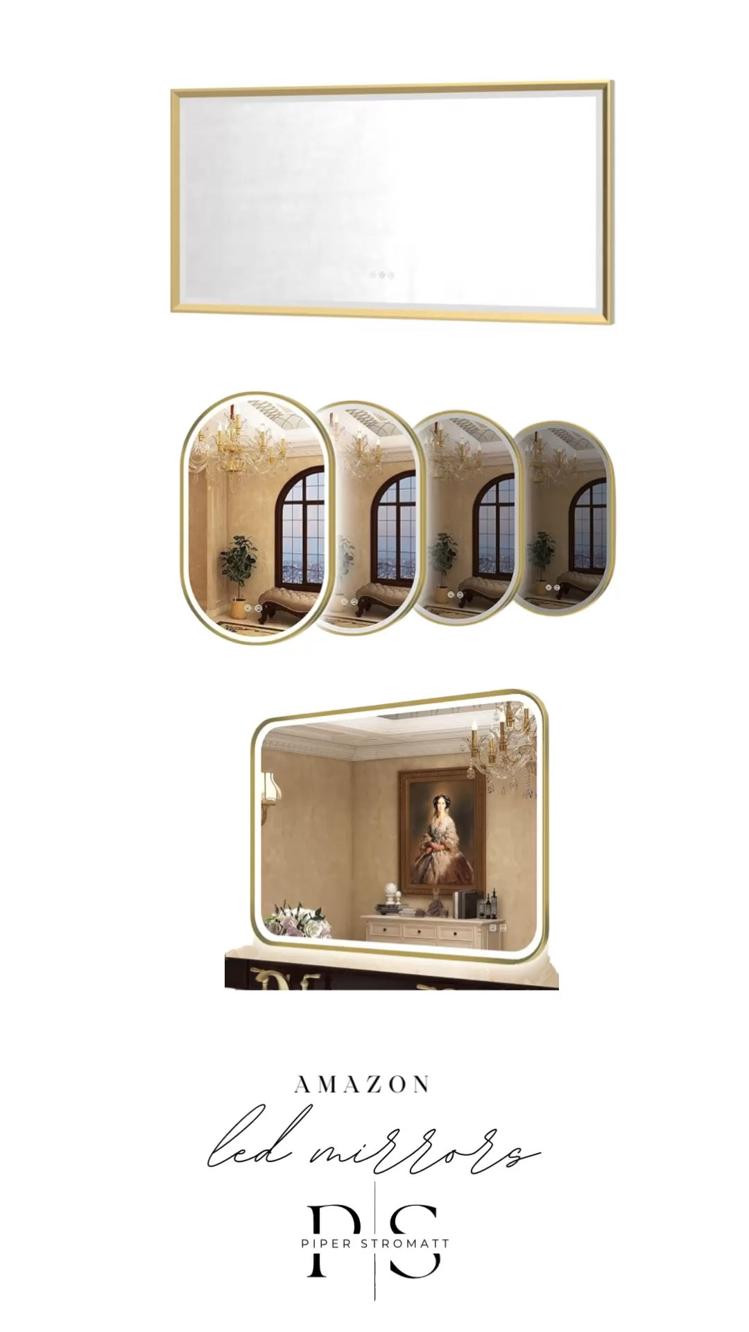 ✨GOLD ✨ LED MIRRORS