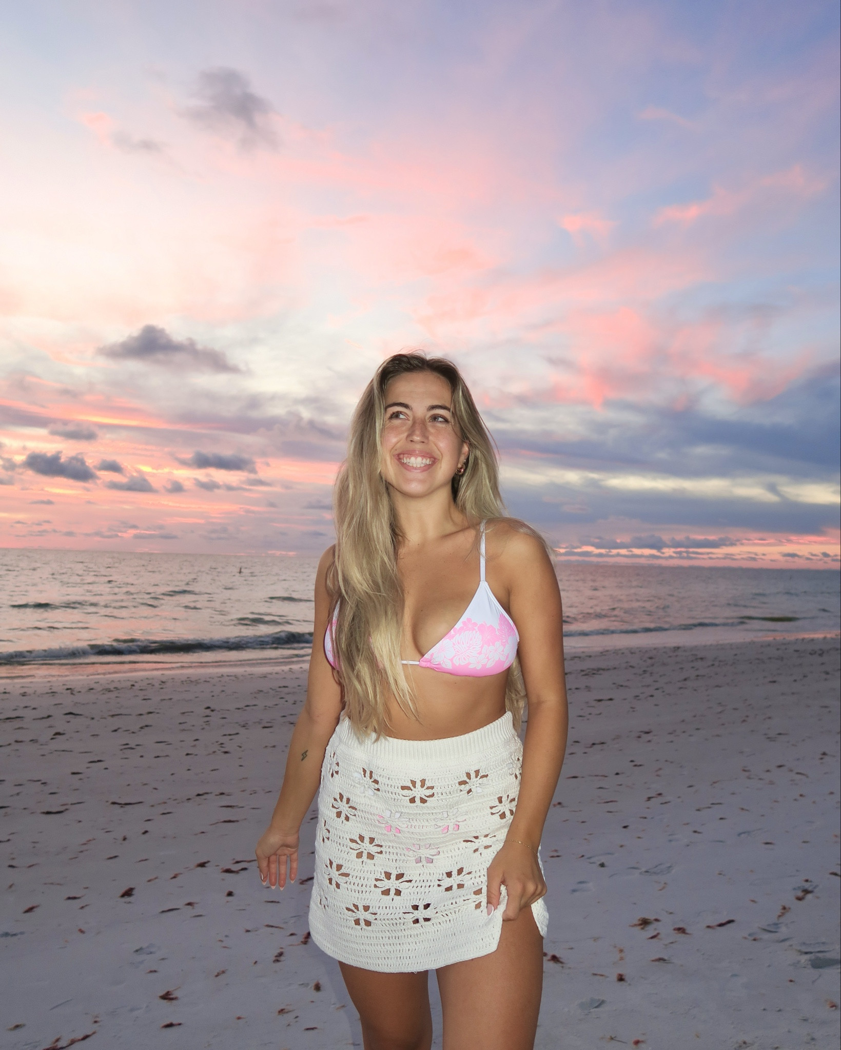 the perfect cover up skirt paired with this cute tropical pink set 🌺
top: size 8
bottoms: size 6
skirt: size small 


#LTKSeasonal #LTKFindsUnder50 #LTKSwim