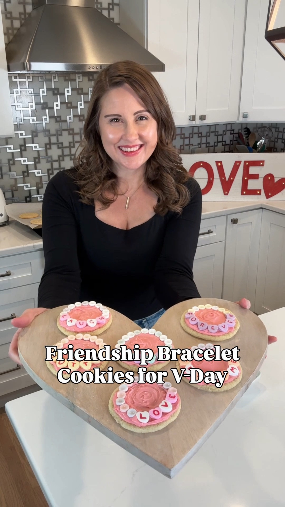 These friendship bracelet cookies are seriously the cutest little Valentine’s treat 💕🍪 I used Smarties + conversation hearts to create edible “bracelets,” then added fun messages with food-safe markers for a playful, customizable touch. Perfect for Valentine’s Day, Galentine’s, classroom parties, or a fun baking moment with the kids!

Linked all the supplies to make your own on my LTK ✨

#ValentinesDay #FriendshipBraceletCookies #ValentinesDayTreats #ValentinesCookies #SweetTreats #SwiftieInspired #BakingFun #KidsInTheKitchen
#LTKSeasonal #LTKHome #LTKFamily

#LTKSeasonal #LTKfoodie #LTKValentine
