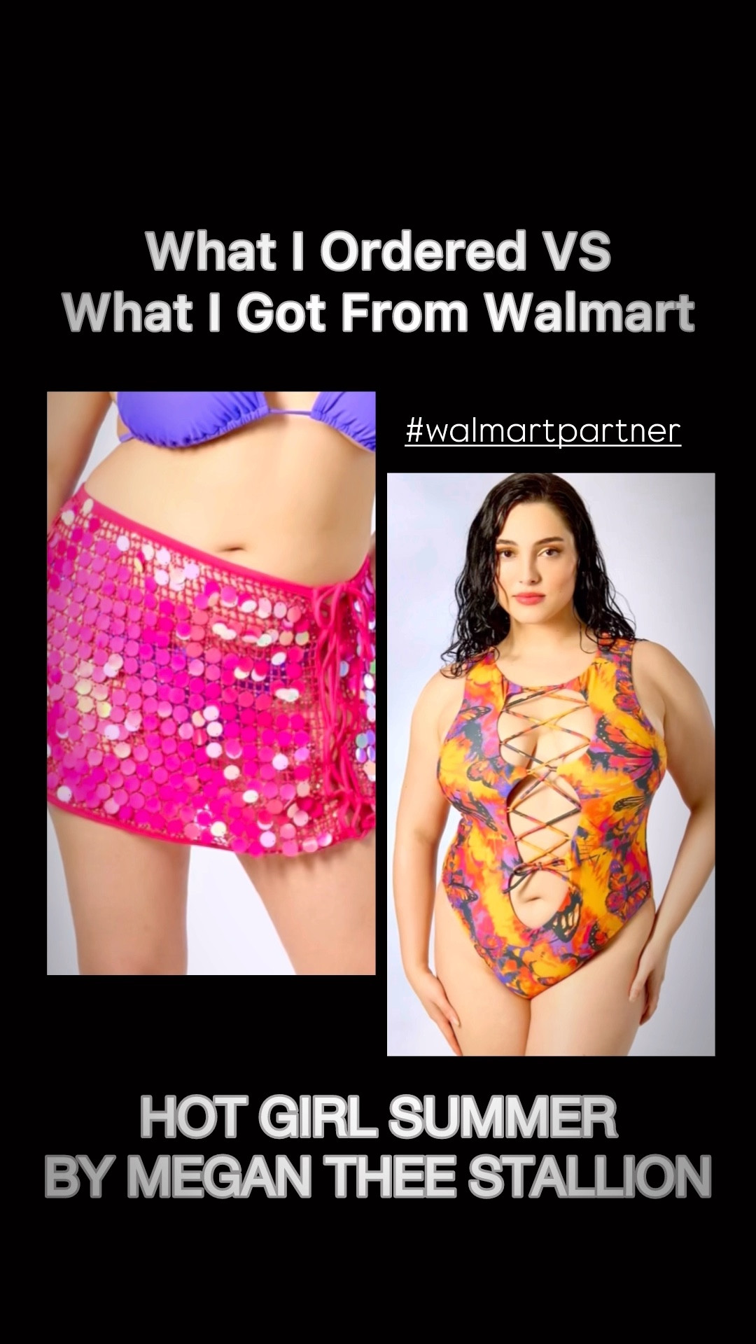 What I ordered vs. what I got
@walmart @theestallion #walmartpartner

#LTKMidsize #LTKSwim #LTKStyleTip