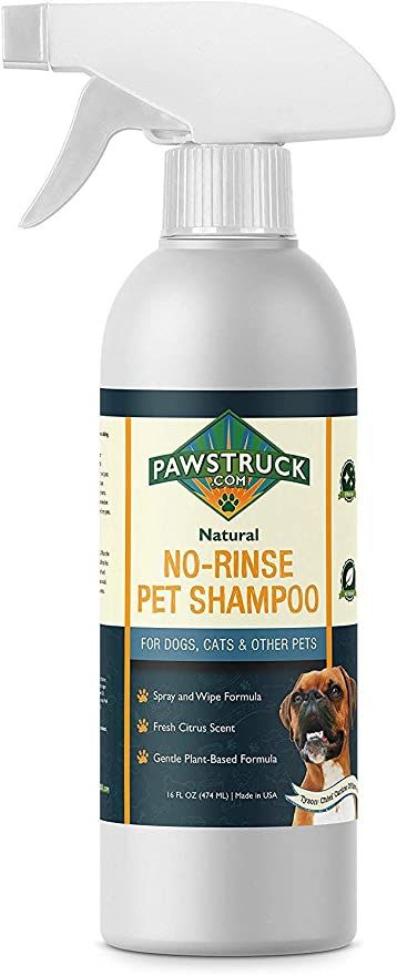 No-Rinse Dry Dog Shampoo for Dogs, Puppies, & Other Pets (16 fl oz) Natural & Made in USA Waterle... | Amazon (US)
