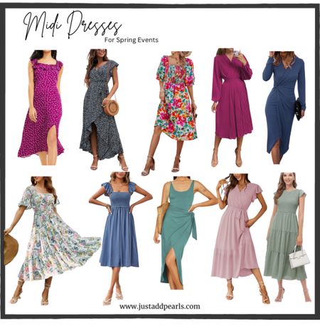 Something special coming up? 

Look no further! A midi dress is the perfect option for all your spring and summer events. 

#LTKwedding #LTKSeasonal #LTKcurves
