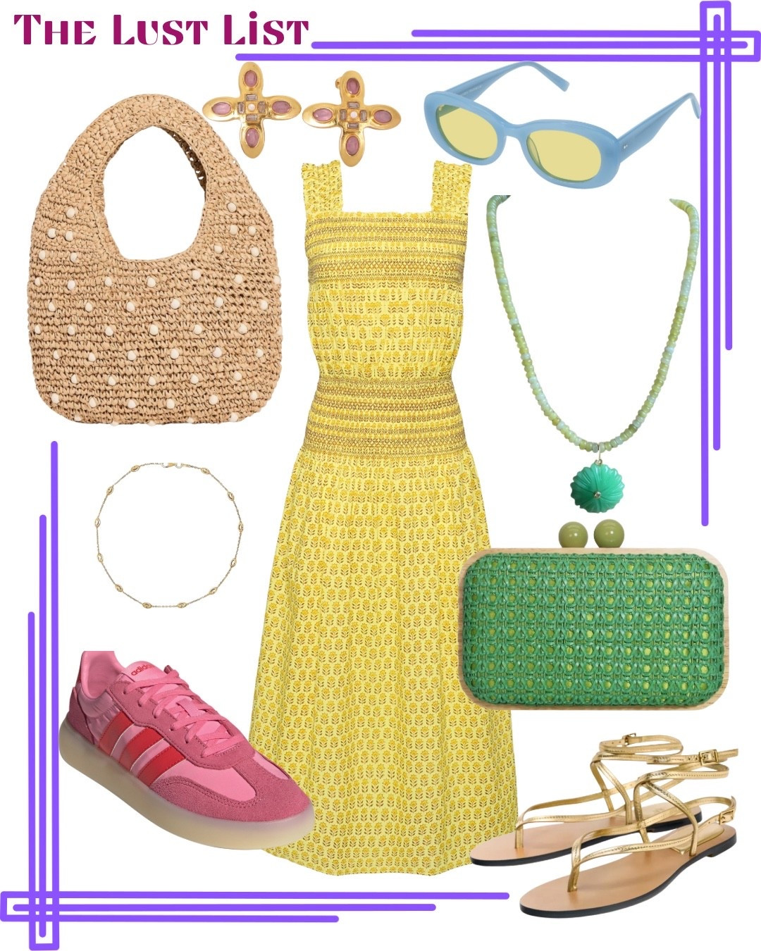 Love this happy dress ☀️ and these colorful accessories 🌈

#LTKSeasonal #LTKStyleTip