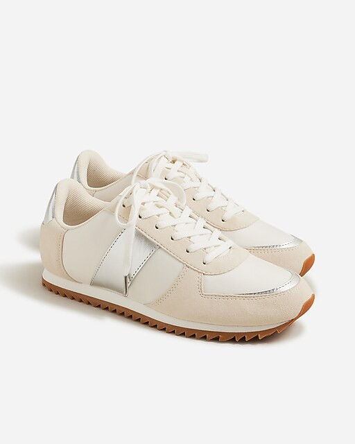 J.Crew trainers in metallic colorblock | J. Crew US