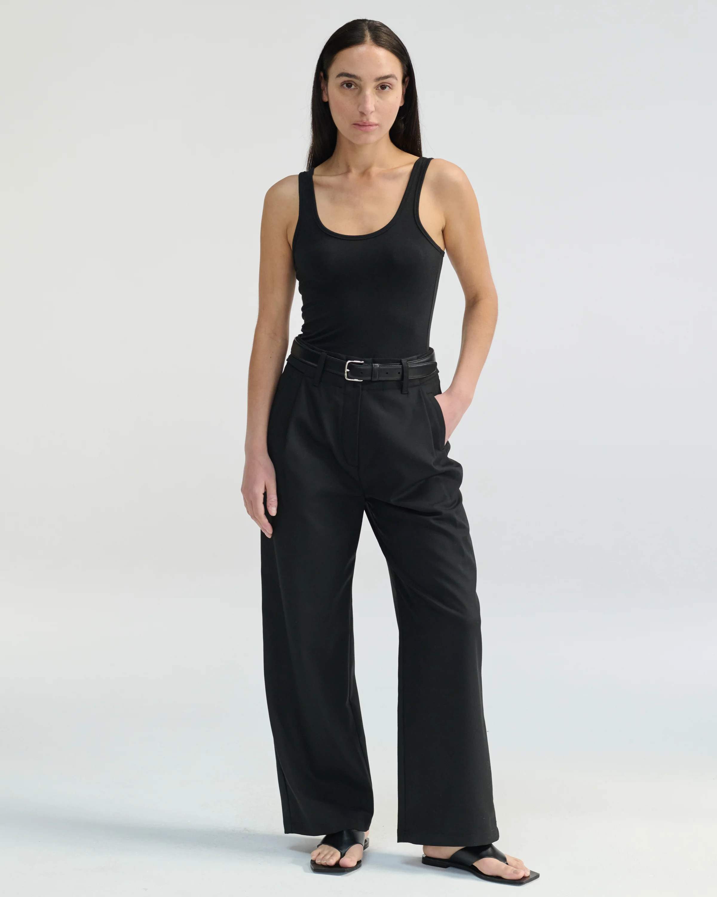 Scoop Neck Tank | Almina Concept