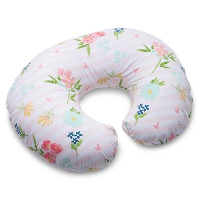 Boppy Floral Stripe Nursing Pillow and Positioner - Pink | Target