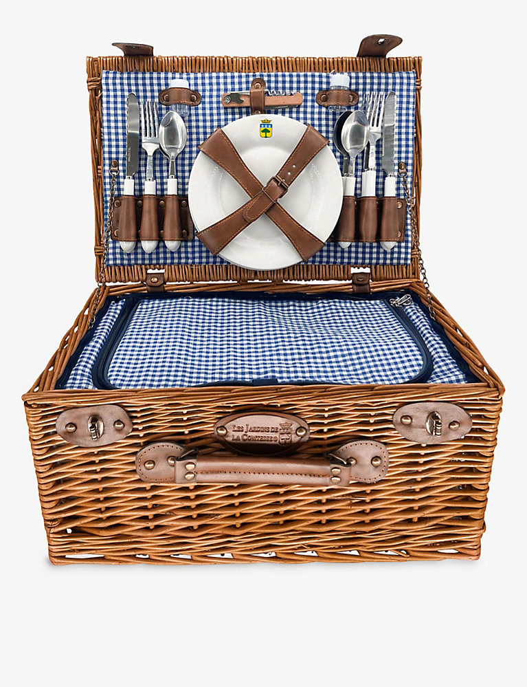 Marley wicker picnic basket set for 4 people | Selfridges