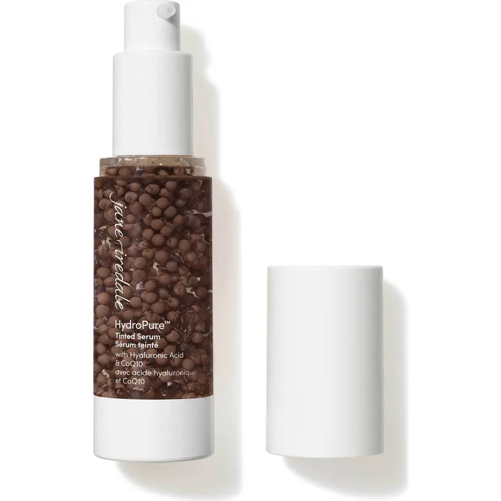 jane iredale HydroPure Tinted Serum with Hyaluronic Acid in Deeper 8 at Nordstrom, Size 1 Oz | Nordstrom