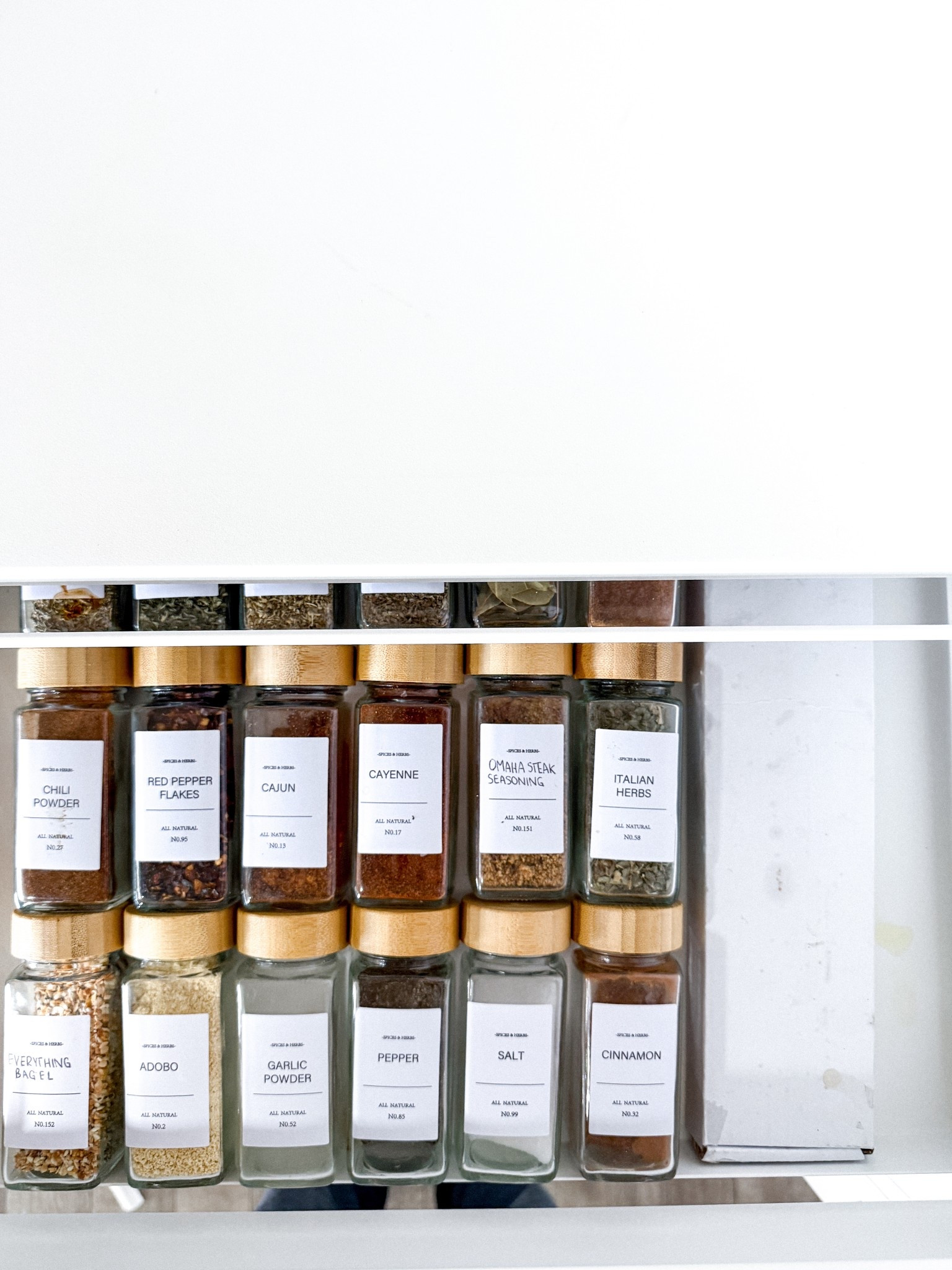 after avoiding it for months i finally got my spice drawer cleaned + organized again 🙈 

#LTKHome