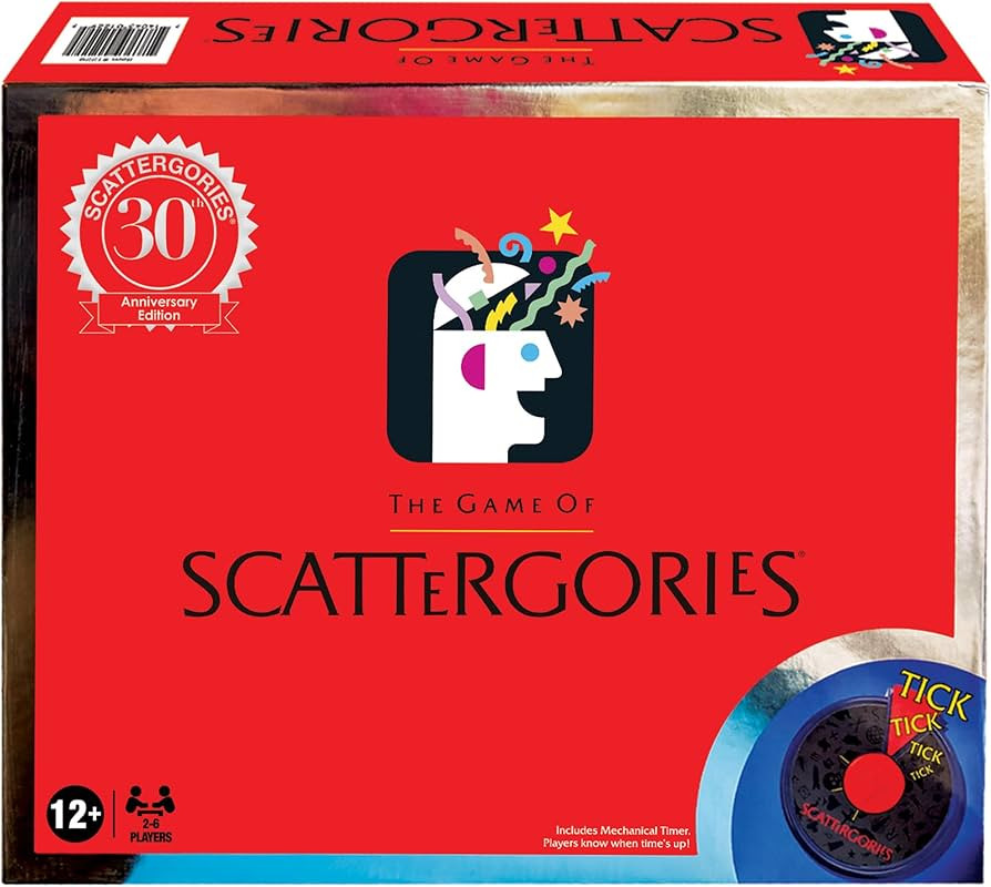 Winning Moves Scattergories 30th Anniversary Edition with Electronic Timer Games USA, Timeless Fa... | Amazon (US)