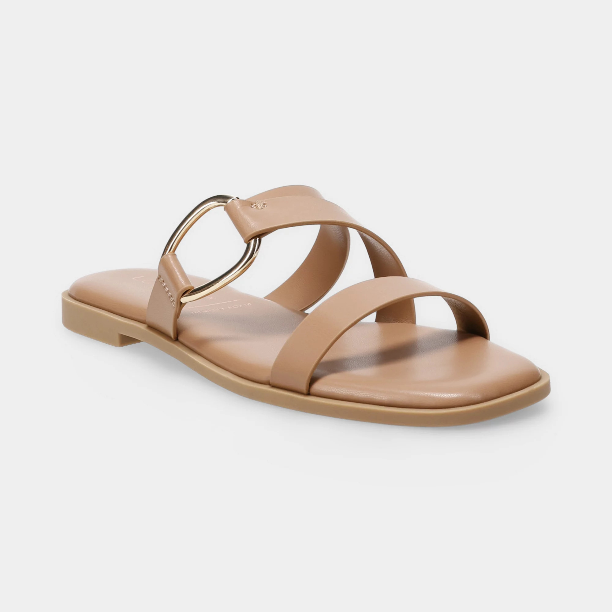 LC Lauren Conrad Shaii Strappy Women's Slide Sandals | Kohl's
