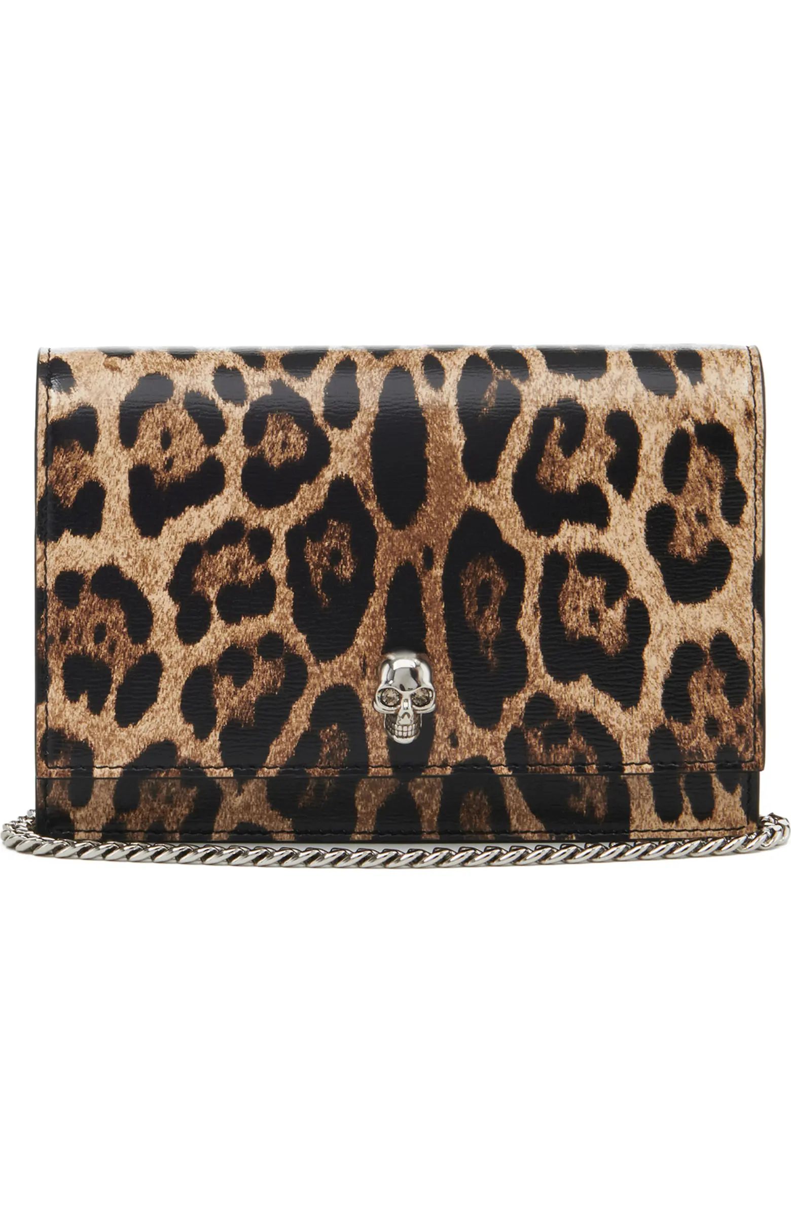 Small Skull Leopard Print Crossbody Bag | Nordstrom