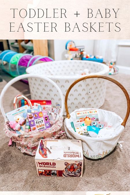 Toddler and Baby Easter Baskets 🐥🐰

All from Target and Amazon

Baskets are from Pottery Barn Kids 

#LTKbaby #LTKfamily #LTKkids