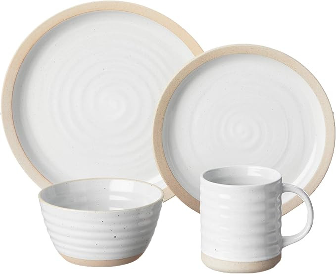 Certified International Artisan 16 Piece Dinnerware Set, Set of 4, One Size, Multicolor | Amazon (US)