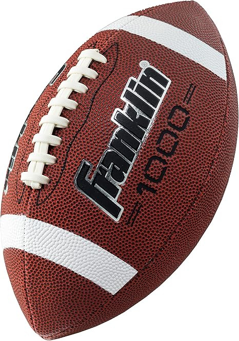 Franklin Sports Official Size Football - 1000 Regulation Outdoor Football - Synthetic Leather Adu... | Amazon (US)