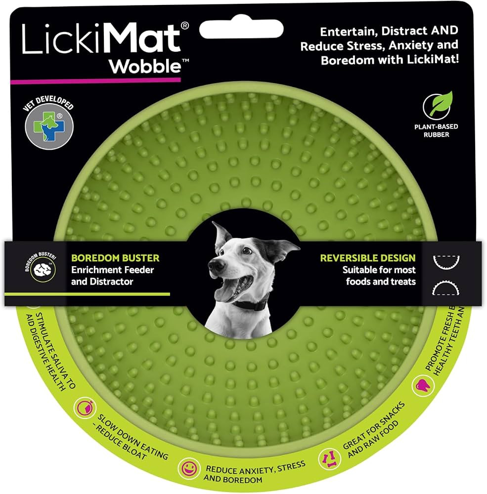 LickiMat Wobble, Dog Slow Feeder Bowl Lick Mat, Boredom Anxiety Reducer; Perfect for Food, Treats... | Amazon (US)