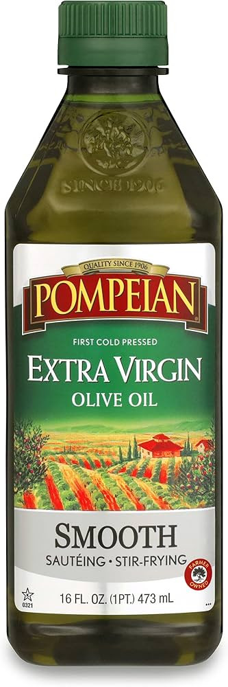 Pompeian Smooth Extra Virgin Olive Oil, First Cold Pressed, Mild and Delicate Flavor, Perfect for... | Amazon (US)