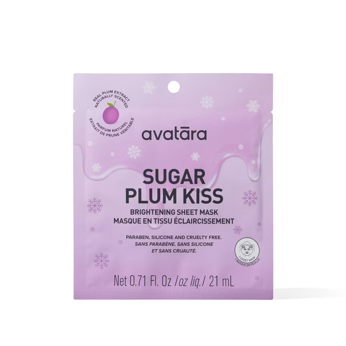 Avatara Face Mask - Sugar Plum Kiss - 0.71 fl oz | Target