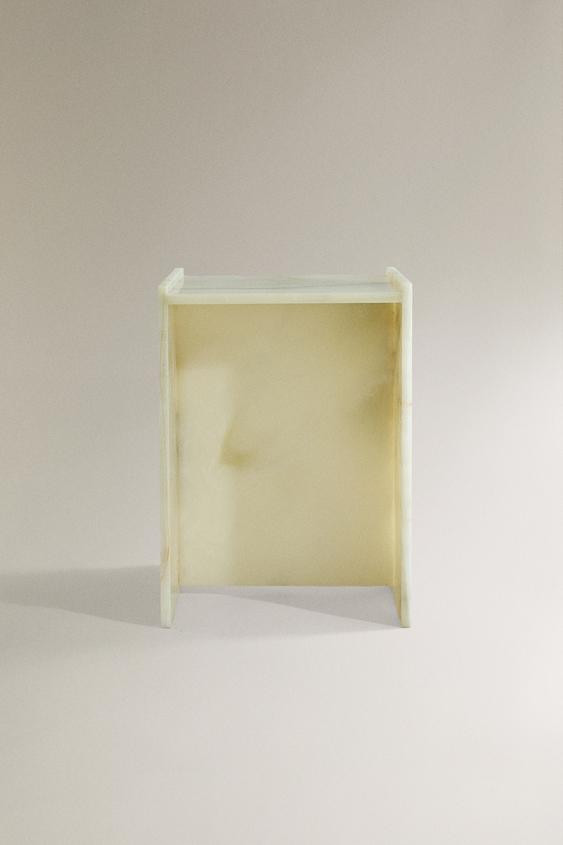 GREEN ONYX SIDE TABLE | Zara US