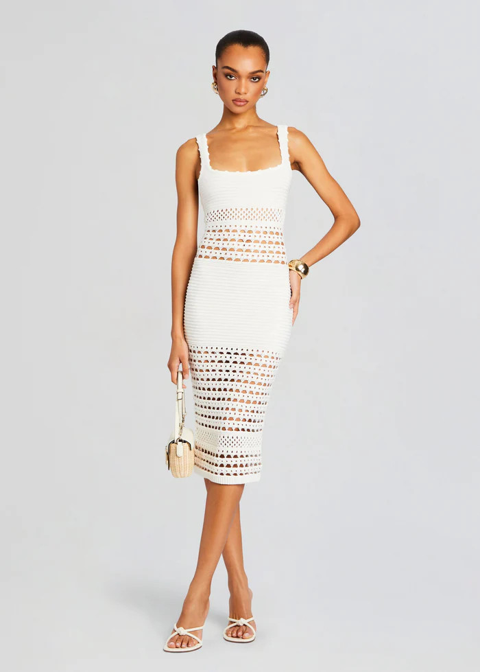 Avril Knit Crochet Dress | Retrofete