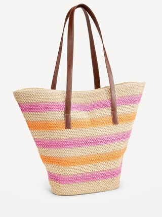 Straw Basket Tote | Old Navy (CA)