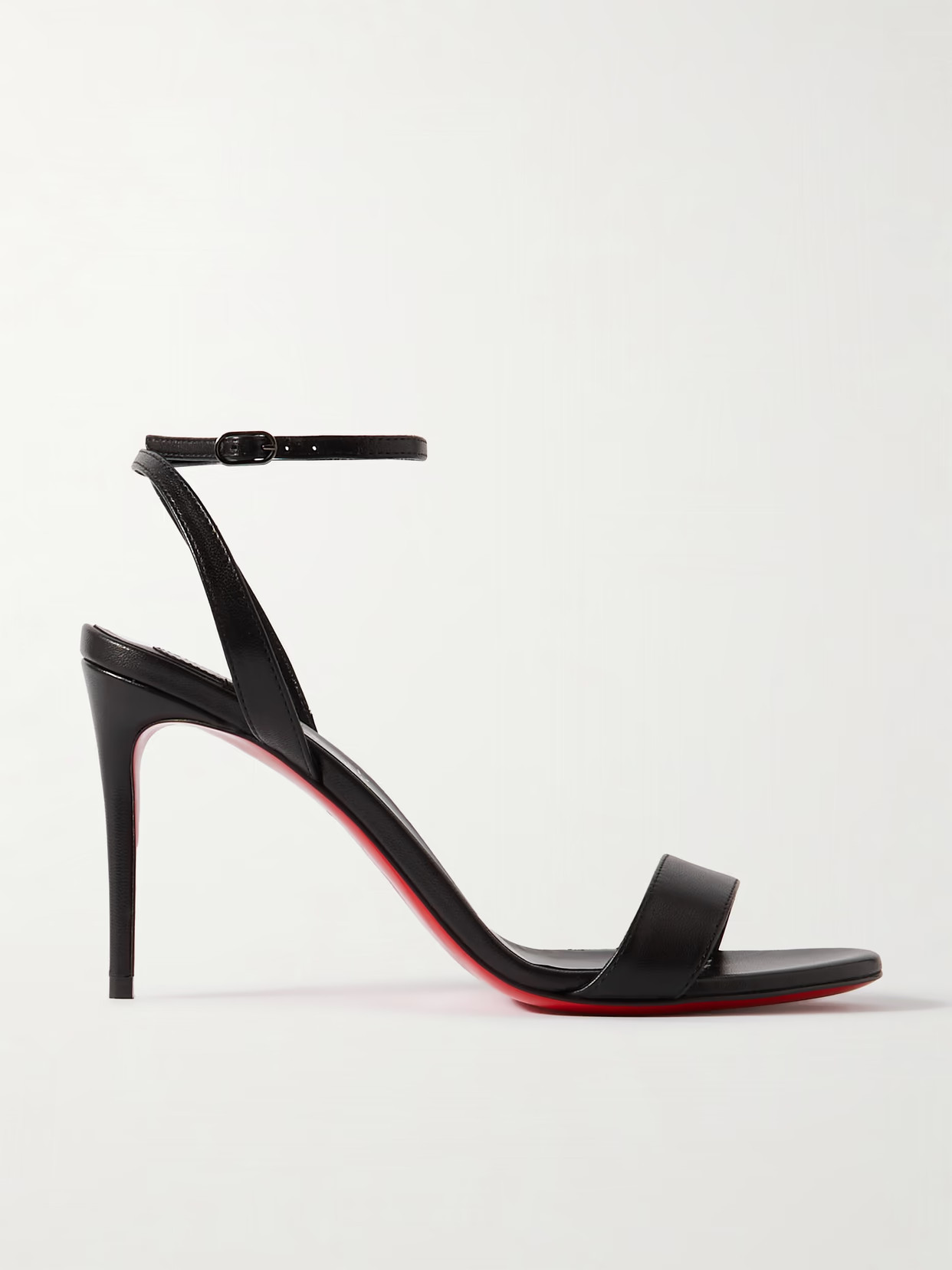 Christian Louboutin - Loubigirl 85 Leather Sandals - Black | NET-A-PORTER (US)