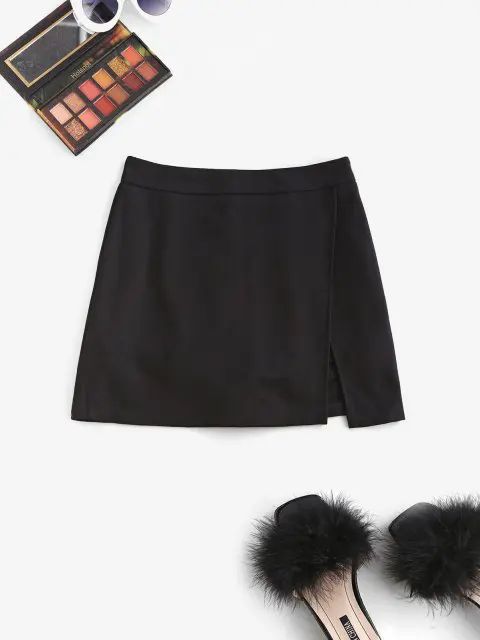 Slit Skirt with Shorts Underneath | ZAFUL (Global)