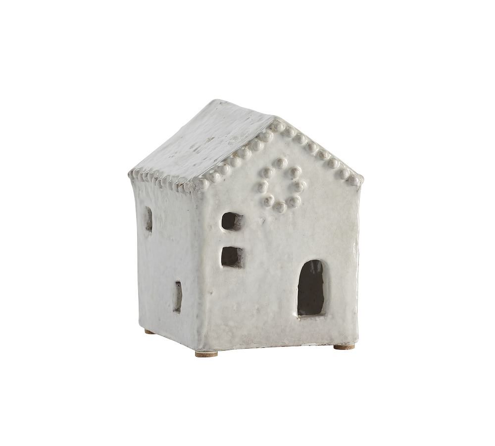 Handmade Ceramic Christmas Village Houses | Pottery Barn (US)