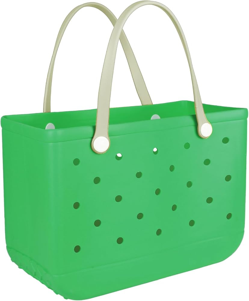 X-Large Rubber Beach Tote for Men & Women, Large Capacity Travel Bag for the Boat & Pool | Amazon (US)