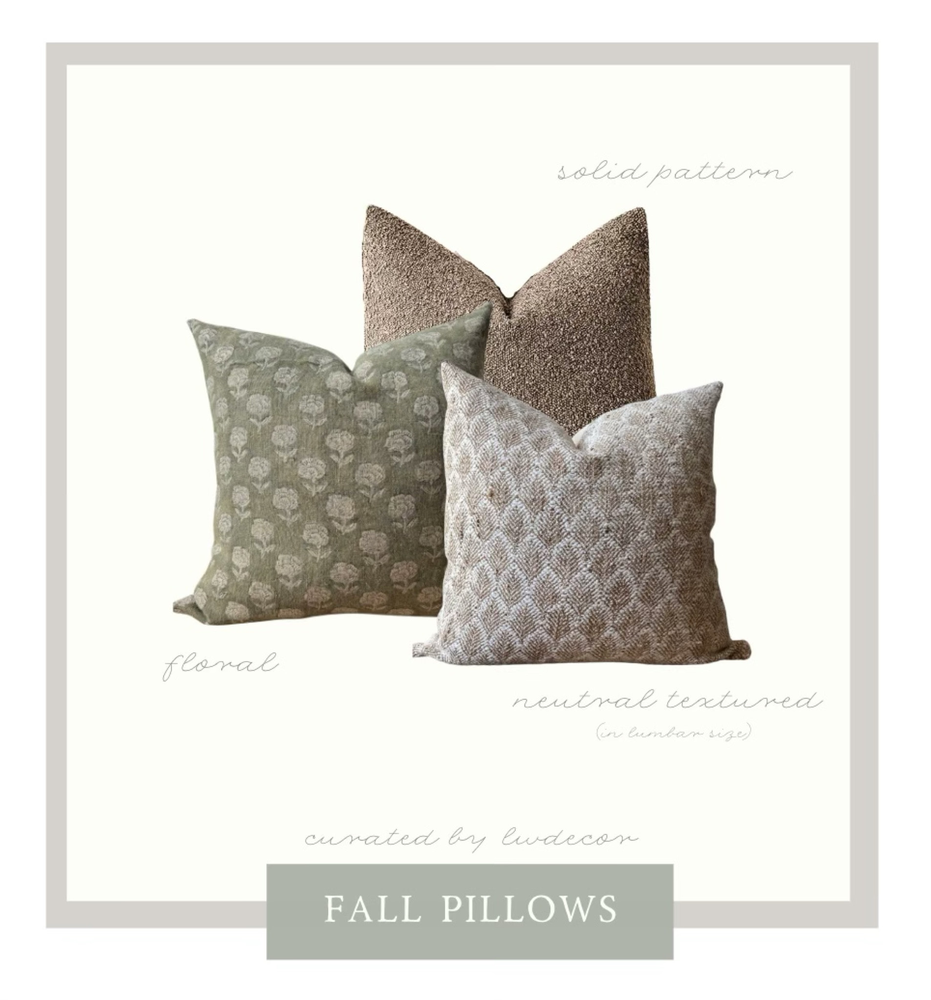 Fall pillow combo 🍂 As we head into cozy season, there is never a better time to add some fall colors to the couch! 

#LTKHome #LTKFallSale #LTKSeasonal
