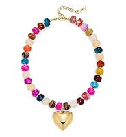 LILIE&WHITE Resin Chunky Beaded Necklace for Women Minimalistic Modern Statement Necklace Jewelry... | Amazon (US)