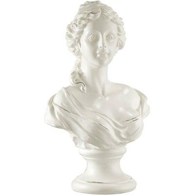 Kensington Hill Classic Roman 16" High White Female Bust Statue | Target