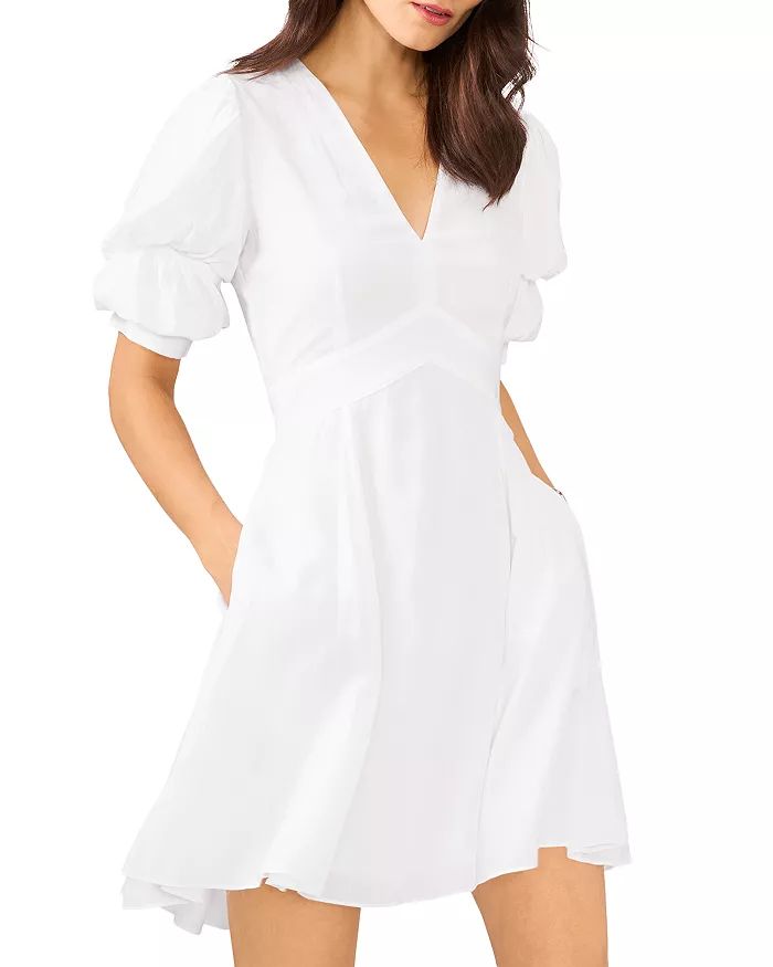 1.STATE Bubble Sleeve V Neck Dress Back to results -  Women - Bloomingdale's | Bloomingdale's (US)