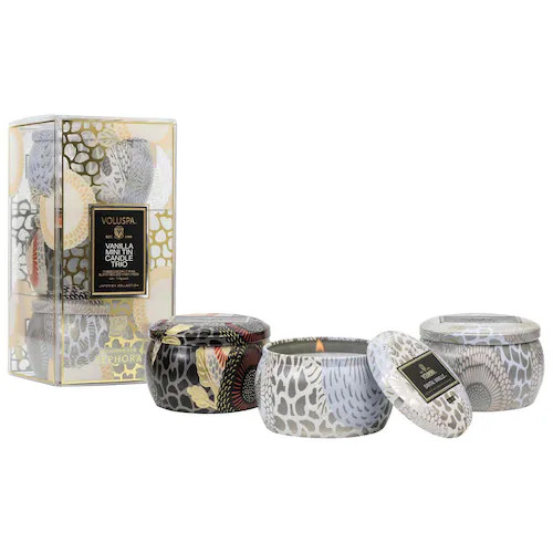 VOLUSPAMini Tin Trio Candle Gift Set | Sephora (US)
