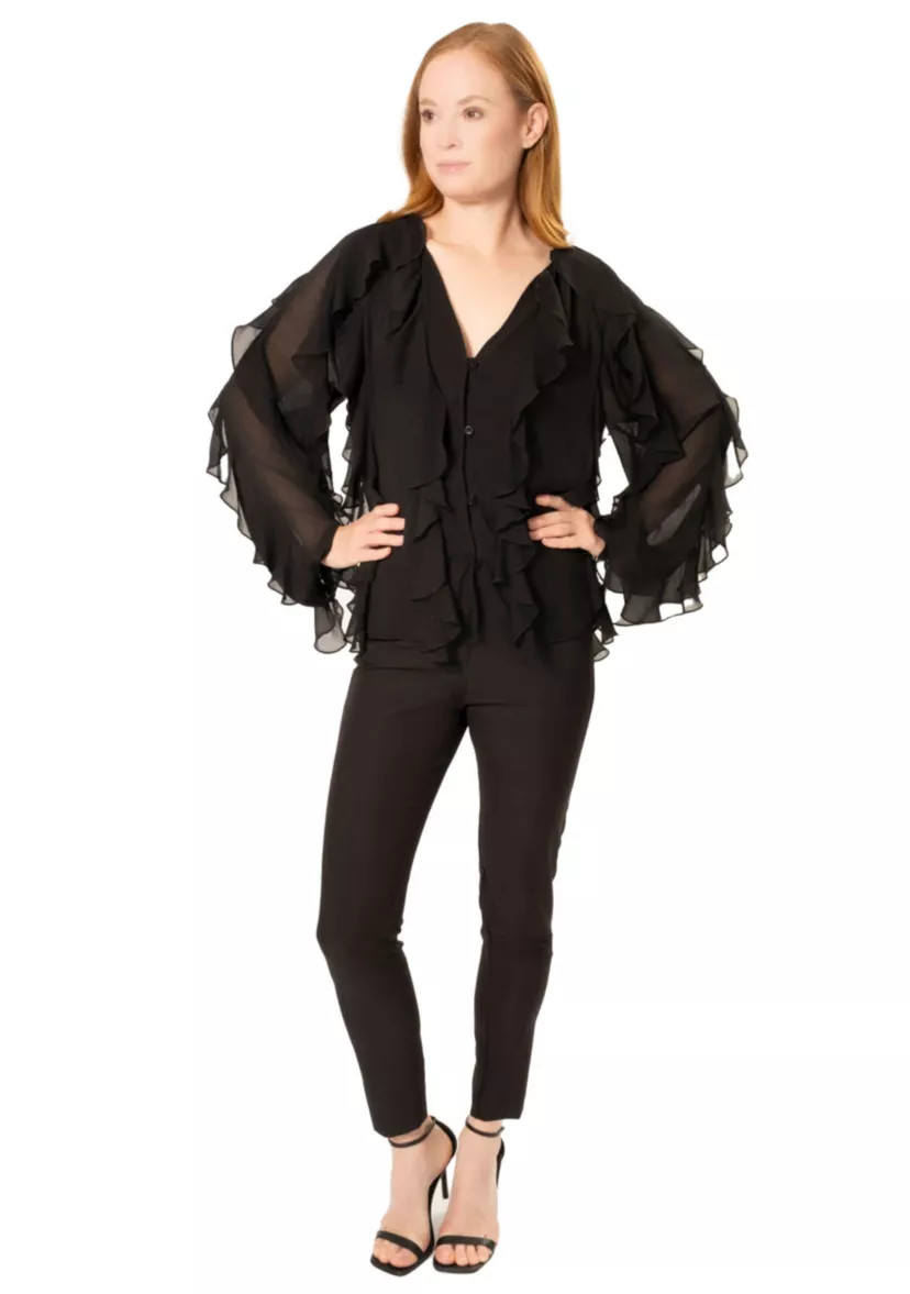 FLYN RUFFLE BLOUSE | Belk