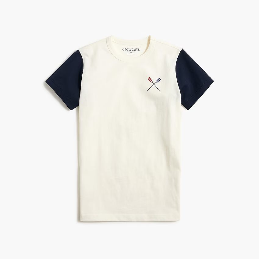 Boys' colorblock oar graphic tee | J.Crew Factory