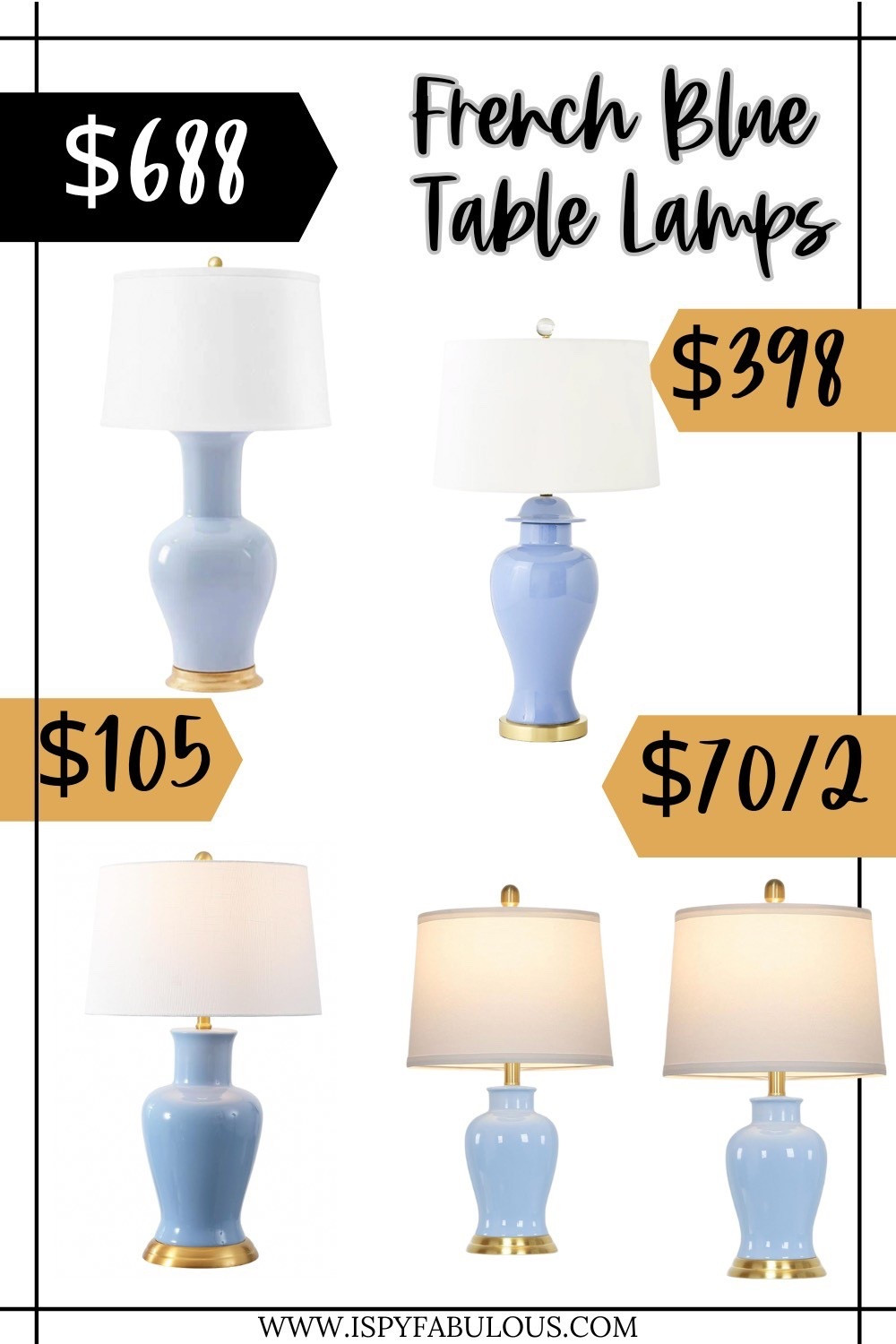 Love a French blue lamp. Looking for the right one for my bedroom. Which would you choose? Caitlin Wilson makes my favorite one  

#LTKHome #LTKSaleAlert #LTKFindsUnder50
