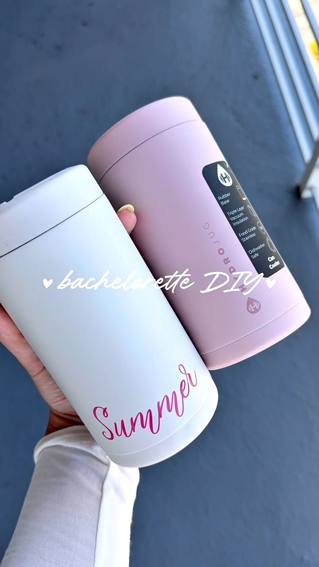 bachelorette prep but make it cute 💗 made these custom can coolers with my cricut + these from HydroJug and I’m obsessed

#LTKstorytime #LTKWedding #LTKvlog