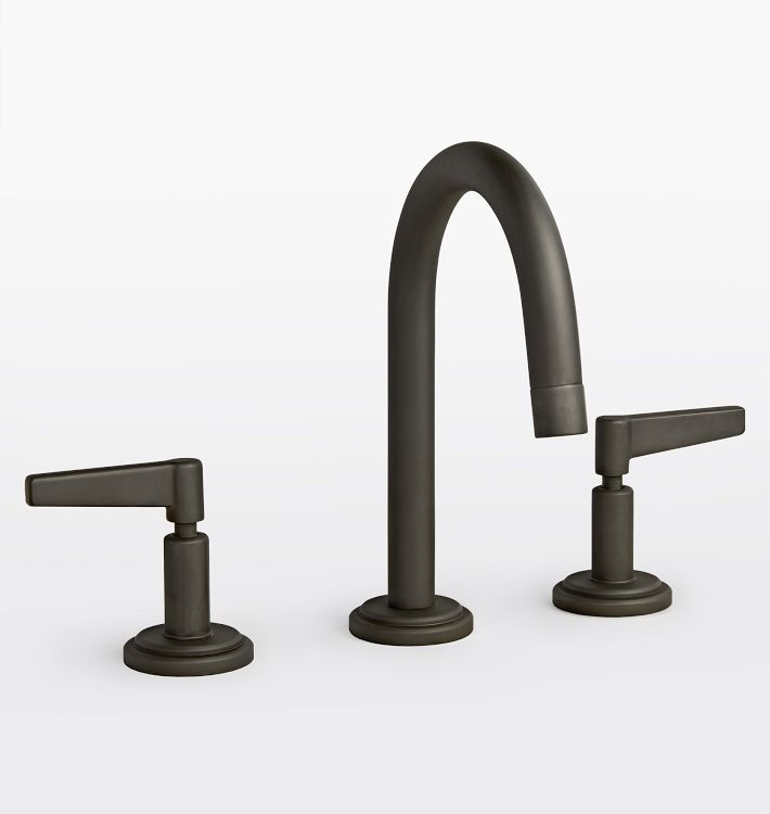 Blair Lever Handle Widespread Bathroom Faucet | Rejuvenation
