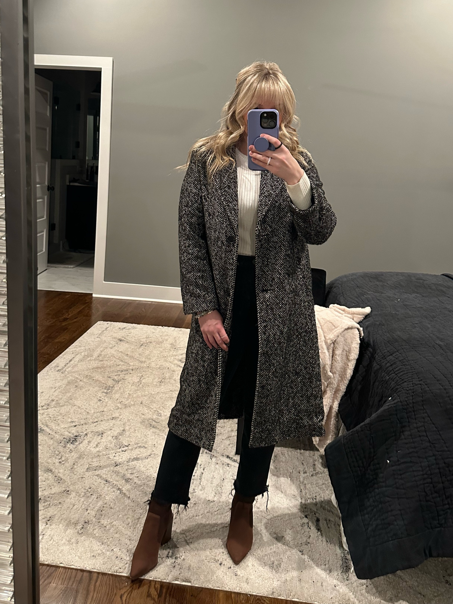 this coat is my whole personality now 
•
#LTKabercrombie #LTKsale 

#LTKworkwear #LTKstyletip #LTKparties