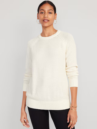 Textured Pullover Tunic Sweater for Women | Old Navy (US)