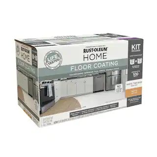 Rust-Oleum Home 1 qt. Ultra White Interior Floor Base Matte Clear Coating Kit-360098 - The Home D... | The Home Depot