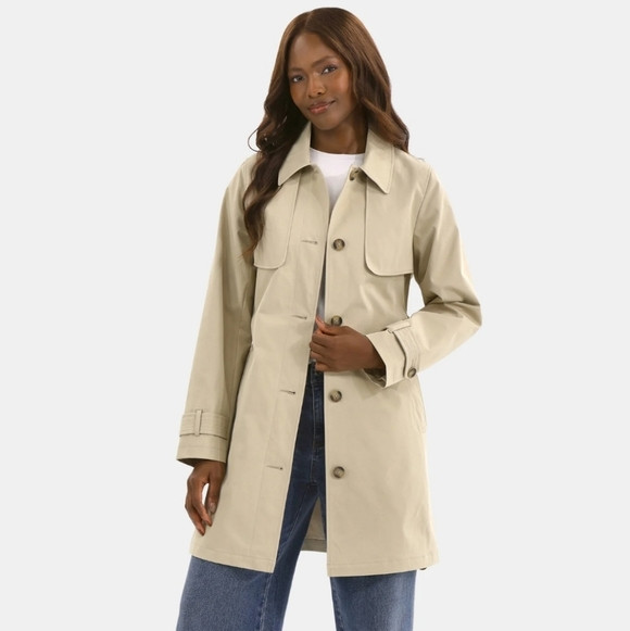 Time and Tru Women's Plus Belted Trench Coat, Midweight | Poshmark