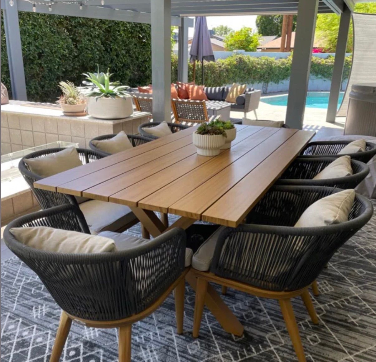 Wayfair outdoor dining table set

#outdoorfurniture #diningtable 

#LTKSeasonal #LTKHome #LTKSaleAlert