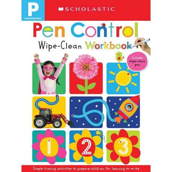 Wipe Clean Workbooks - Pen Control (Scholastic Early Learners) - (Hardcover) | Target