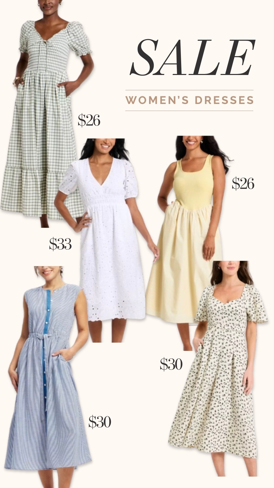 Women’s Spring dresses on sale! 

#LTKgrwm #LTKSeasonal #LTKSaleAlert