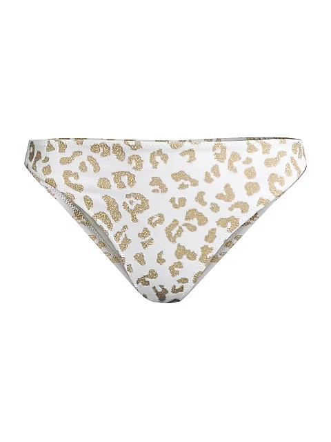 The Elsa Animal Print Bikini Bottom | Saks Fifth Avenue